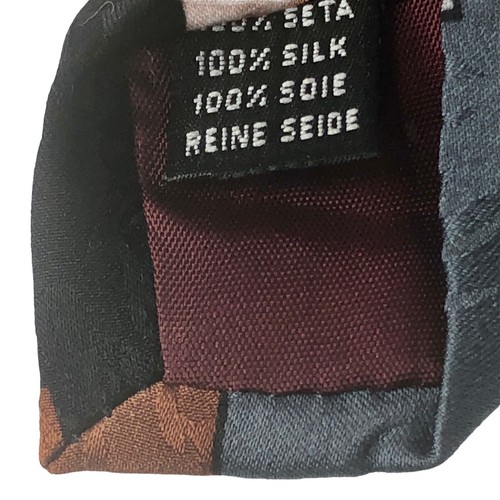 Giorgio Benelli Boutique spitze Krawatte aus 100 % Seide aus geometrischem Druck - Bild 6 von 6