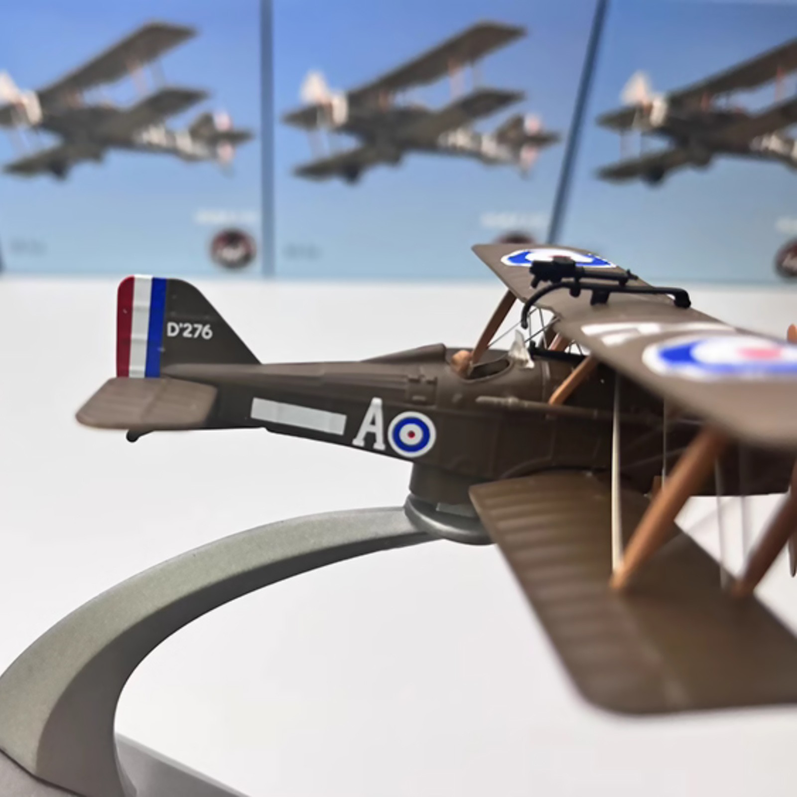 1/72 Scale Diecast Alloy WWI British SE.5A Fighter Model With Display Stand