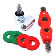 Battery Terminal Cleaner Kit, Battery Terminals Brush  4 in Silver  Red -6pcs