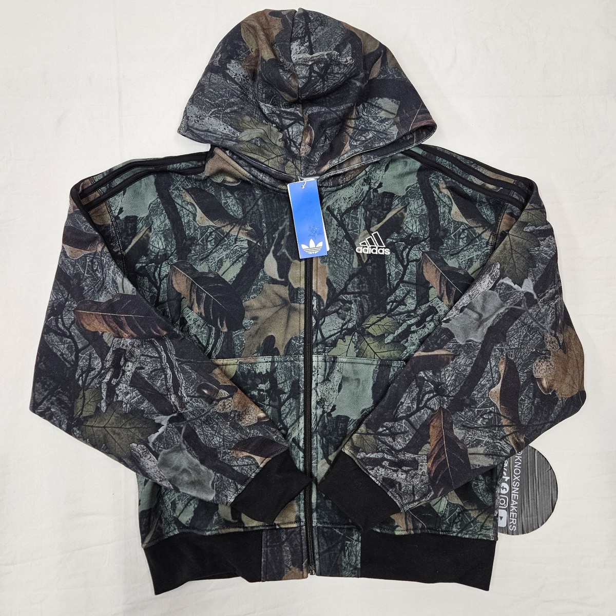 Adidas Originals JY2775 Camouflag Track Full Zip Hoodie Jacket