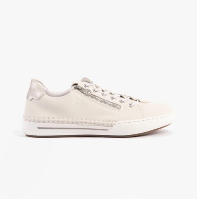 Rieker L7250 Damen Leder Schnürschuhe Komfort Freizeit Sneaker