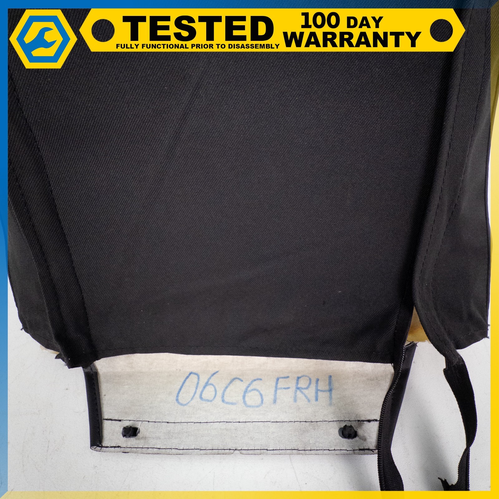 05-13 CHEVROLET CORVETTE C6 FRONT RIGHT PASSENGER SIDE TOP UPPER SEAT OEM