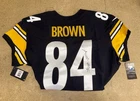 Antonio Brown “AB” Signed On Field Sz 52 NFL Pittsburgh Steelers Jersey JSA COA
