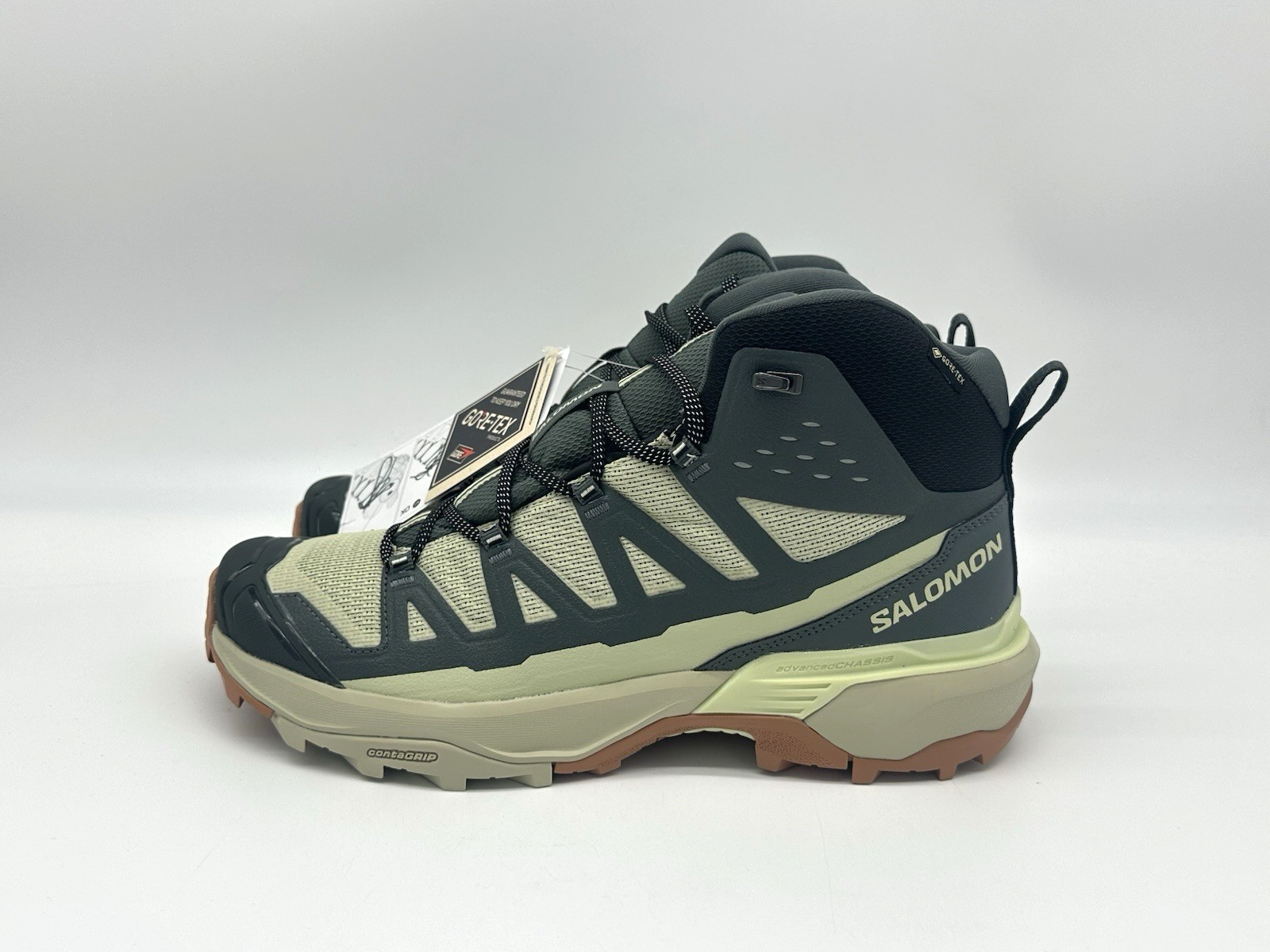 Stivali da trekking Salomon X Ultra 360 Edge Mid GTX da uomo taglia 11 5 verde 474599