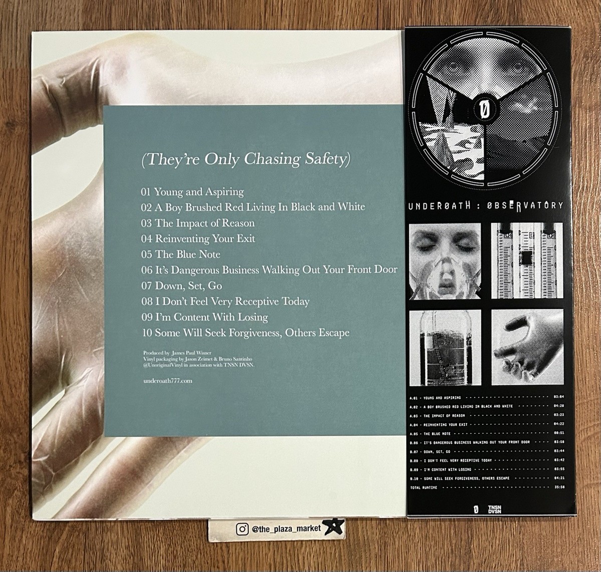 Signed Underoath They're Only Chasing Safety color vinyl record