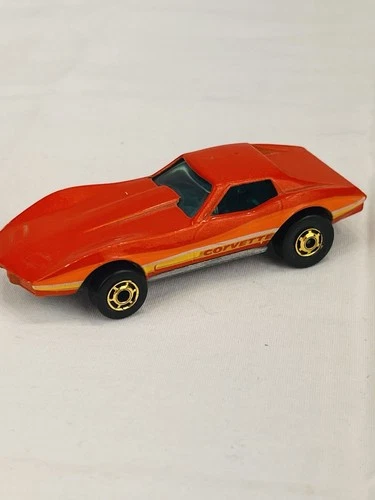 Vintage Mattel 1980 Hotwheels Corvette Stingray MI Hong Kong Red