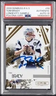 2009 DONRUSS ROOKIES & STARS LONGEVITY-SAMPLE TOM BRADY PSA AUTHENTIC AUTO 10