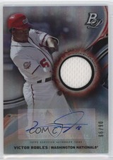 2019 Bowman Platinum Wal-Mart Pieces Relics 6/99 Victor Robles #PPAR-VR Auto hg6