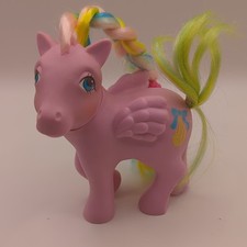 Hasbro My Little Pony 1984 Vintage Pink Pegasus Figure Hong Kong