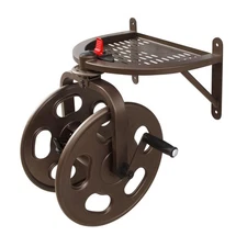Navigator Hose Reel, Bronze, with Flip Top