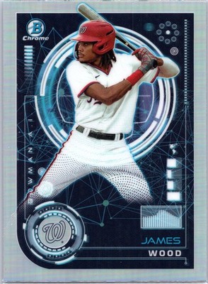 2024 Bowman #BAI-17 James Wood Bowman A.I. Washington Nationals