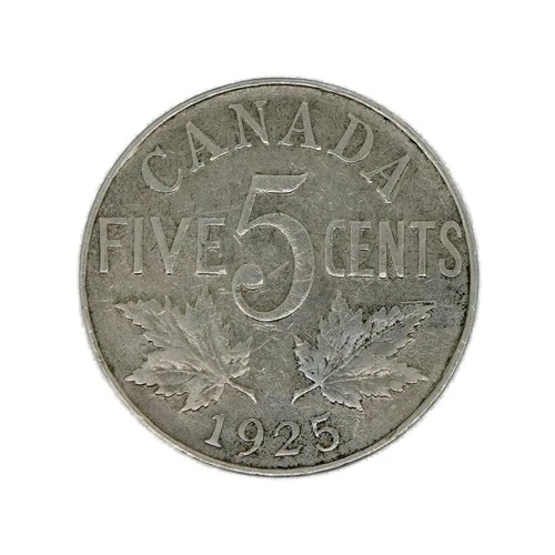 1925 Canada 5 Cents — photo from another recent sale