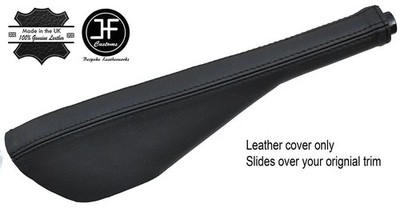 Schwarze Naht Top Grain Leder Handbremsenbezug Für VW T5 Transporter Caravelle