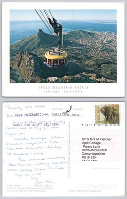 x01686 1 Rotair Seilbahn Tafelberg Kapstadt Südafrika Postkarte 2005