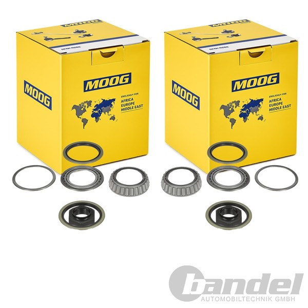 2X Moog RADLAGER-SATZ Vorne Passend FüR CitroËN Jumper Fiat Ducato Peugeot Boxer-image