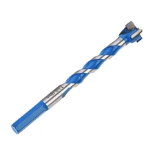 Forstner Wood Boring Drill Bit 16mm Dia. Hex Shank Cutting for Wood Tool Blue