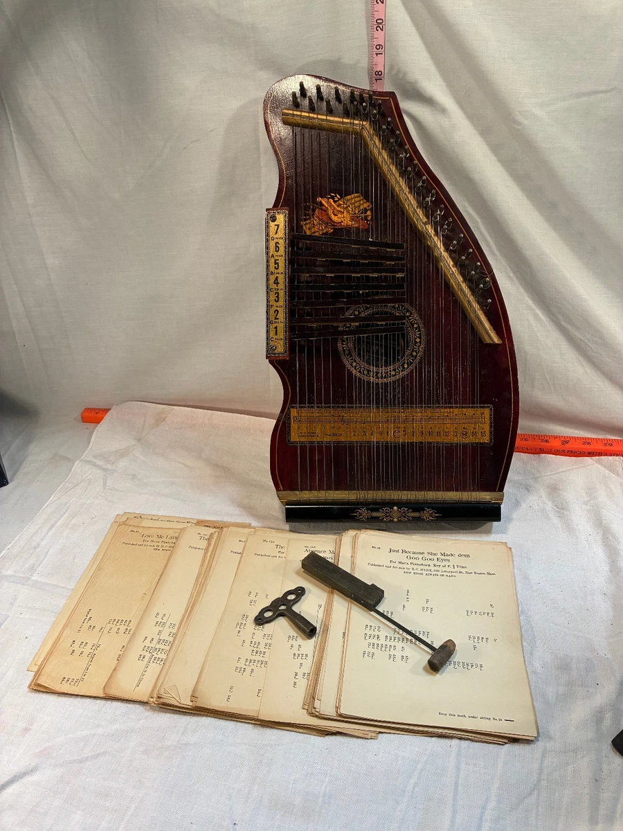 老式自鸣筝、齐特琴| eBay