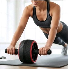 Ab Roller Wheel Abdominal Fitness Gym Exercise Equipment Core Workout Training