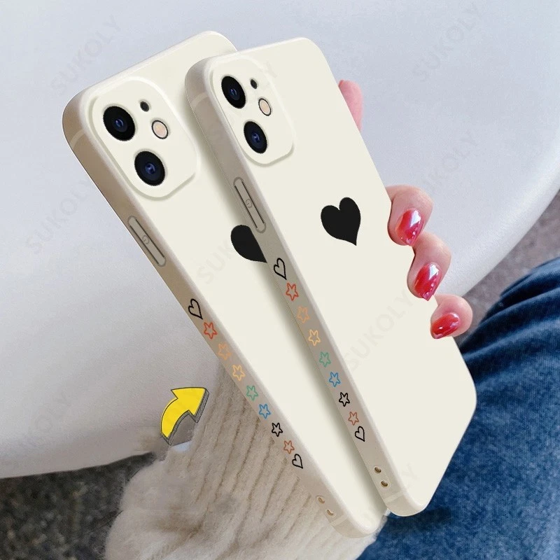 For iPhone 17 16 15 Plus 14 13 12 Pro Max 8 Cute Slim Soft Silicone Case Cover - Image 2 of 4