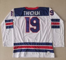 Matthew Tkachuk 19 Hockey Team USA Winter Olympics 2026 Jersey White Stitched
