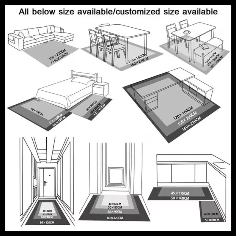 Trap Lava Rug, Decor Room Rug Best Gift US Decor