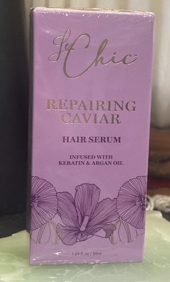 Le Chic Repairing Caviar Hair Serum Keratin Argan Oil 1.69 fl oz 50 mL