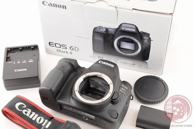 NoShip2US [ 14595 shots MINT+ in Box ] CANON EOS 6D Mark II 26.2MP Digital Cj64