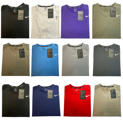 #ad Nike T Shirts Dri Fit Athletic for Men Crew Neck Short Sleeve Work out Tee $19.99