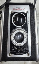 Vintage Kodak Duaflex II 2 Duaflex iV 4 Film Camera Kodar lens With Strap. A1