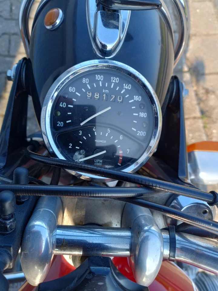 BMW R75/5 granadarot Bj 73 - Bild 3 von 4