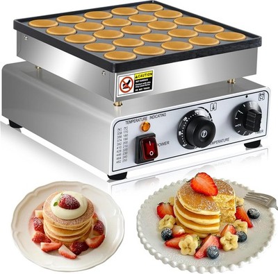 Mini Pancake Maker 25-Piece Dutch Pancake Maker 950W Mini Pancake Maker