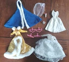 Vintage Lot Barbie Clothes Plus Shoes Accessories Hangers Wedding Formal