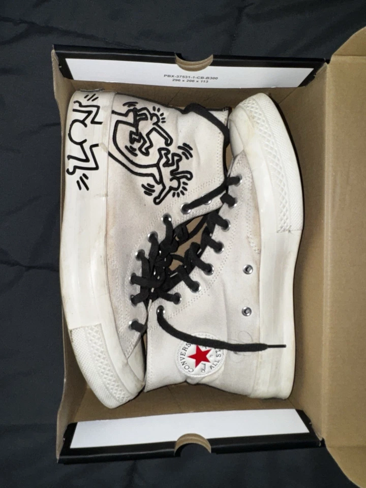 Keith Haring Chuck Taylor 70 All Star Converse Size US 8 Mens - Image 3 of 3