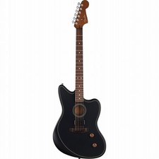 Fender Acoustasonic Standard Jazzmaster akustische E-Gitarre schwarz