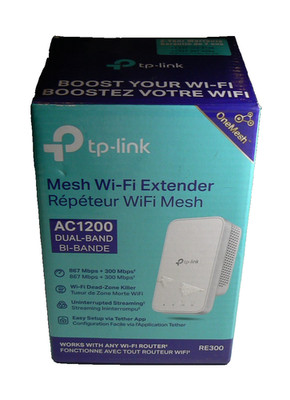 TP-Link AC750 Mesh WiFi Range Extender RE215 Dual Band Signal Booster   Open Box