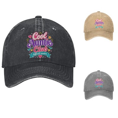 Cool Auntie Club Dad Hat Official Member Baseball Cap