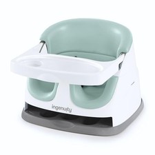 Baby Base 2-in-1 Booster Feeding and Floor Seat with Self-Storing Tray - Mist