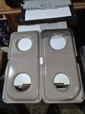 WB34K10010 WB34K10009 Gray Drip Pans Replacement GE Hotpoint etc Gas Range Parts