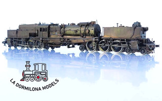 LP177 H0 =DC LATÓN JOAN FORNÉ GARRATT CENTRAL DE ARAGÓN 462 0401 RENFE