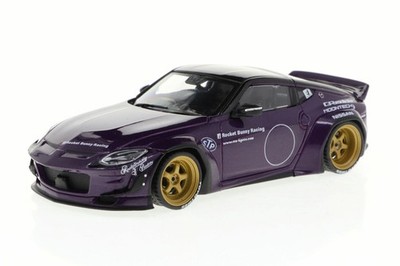 Nissan 400Z Rocket Bunny lila   Sammlermodell im Maßstab 1:43