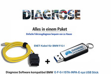Diagnose USB-Stick für BMW/MINI E,F,G,I +ENET kabel für F,G,I| ISTA, INPA, E-Sys