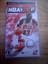 NBA 2K11 Sony PSP Complete CIB Michael Jordan UMD Game Untested