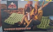 Camping Sleeping Pad, Ultralight Camping Mat with Pillow Built-in Foot Pump New