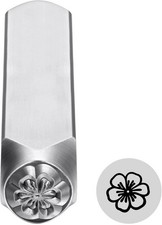 6Mm 1/4'' Flower Metal Stamp, Metal Punch Stamping Tool DIY Arts and Crafts Supp