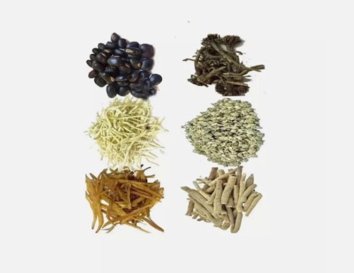 Mélange De Plantes Ayurvédiques - Safed Musli, Kaunch, Ashwagandha, Shatavari, Gokhru, Akarkara - 50-200g