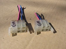 82-92 Camaro Firebird Fiero Power Window Connector Plugs Harness Wire Wiring