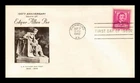 EDGAR ALLAN POE 100TH ANNIVERSARY FDC SCOTT 986 GRIMSLAND CACHET US COVER
