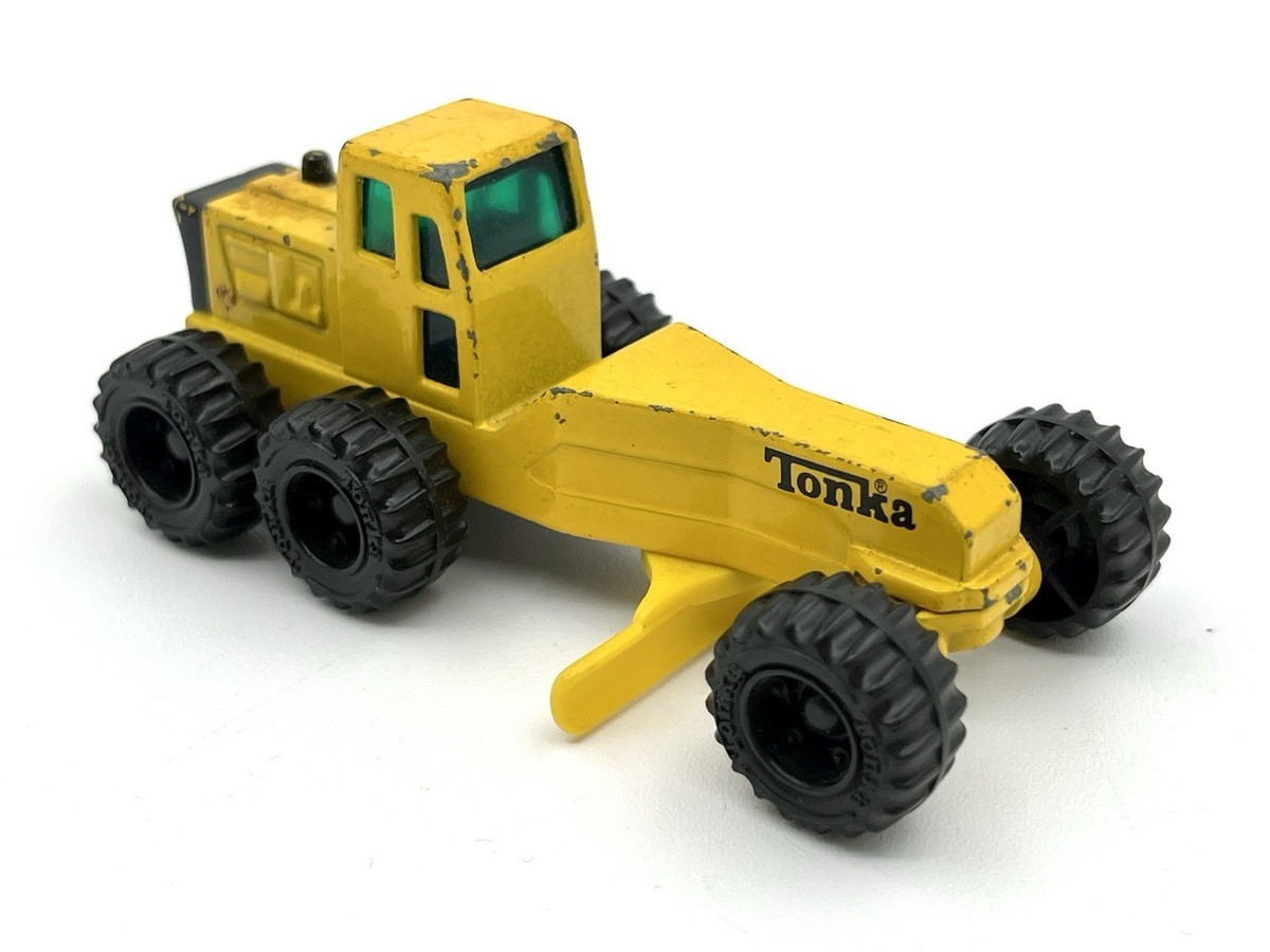 Vintage 1994 Tonka Yellow Road Grader Diecast | eBay