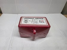 Electrical LockOut Device in Plastic Sleeve No Padlock 