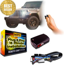 Remote Start Kit Jeep Wrangler 2007-2018 Key Start OEM Fob Plug Play
